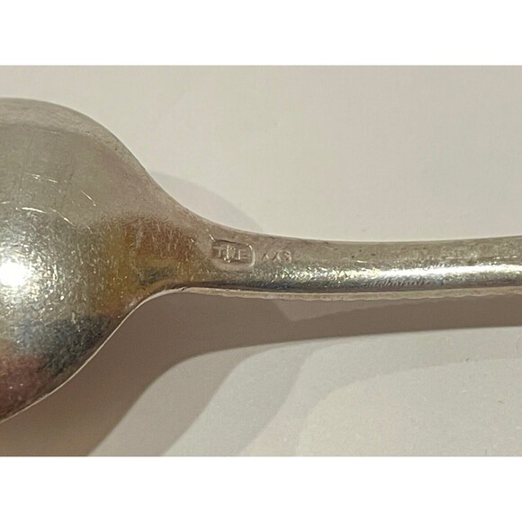 A F Towle (Lunt) "Priscilla" Silver Plated Spoons XXS with Beading Lot Of Two - Picture 7 of 9